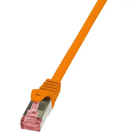 LogiLink oranžová / Patch kabel / Cat6 / S/FTP / RJ-45 / 2 m
