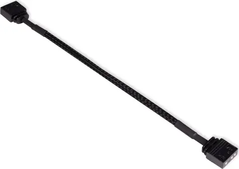 Alphacool Prodlužovací kabel aRGB 3-pin opletený / Prodlužovací kabel / 3-pin na 3-pin / 15 cm