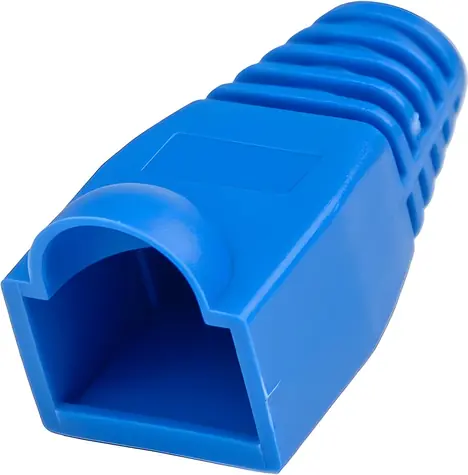 Unitek krytka konektoru RJ45 modrá / Krytka konektoru / Guma / 6 mm / 100 ks