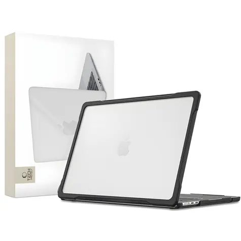 Tech-Protect Velar transparentní černá / Pouzdro / pro MacBook Air 13