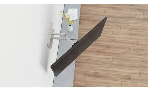 Hama nástěnný TV držák černo-bílý / Nástěnný TV držák / pohyblivý / VESA 400x400 / 35 kg / 32