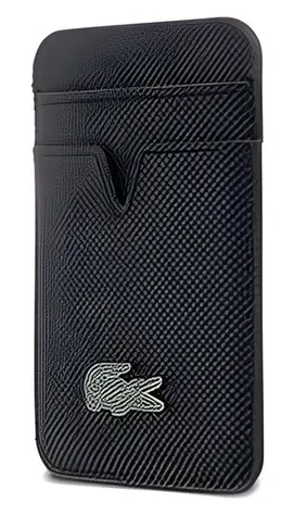 Lacoste Iconic Petit Pique MagSafe Navy / Peněženka / PU / Magnetické uchycení