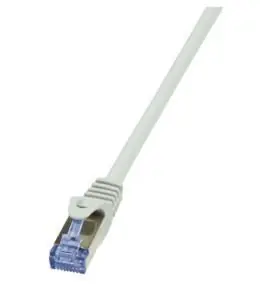 LogiLink šedá / Patch kabel / Cat7 S/FTP / RJ-45 / 2 m / 600 MHz
