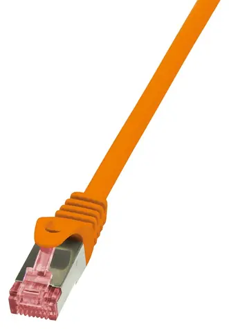 LogiLink CAT6 oranžová / Patch kabel / S/FTP / RJ-45 / 1,5 m