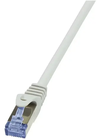 LogiLink CAT6a šedá / Patch kabel / S/FTP / RJ-45 / LSZH / 1,5 m
