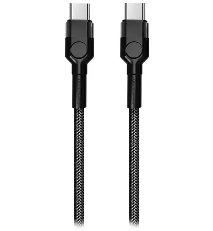 Colorway černá / Datový kabel / USB-C - USB-C / 60W (3A) / 1 m