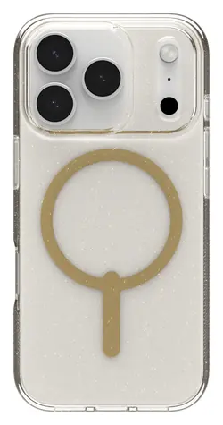 ZAGG Milan Snap Glitter zlatá / Zadní kryt / Apple iPhone 17 Pro / MagSafe / Grafen