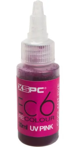 XSPC EC6 ReColour Dye UV růžová / Barvivo do chladicí kapaliny / Koncentrát / UV reaktivní / 30 ml