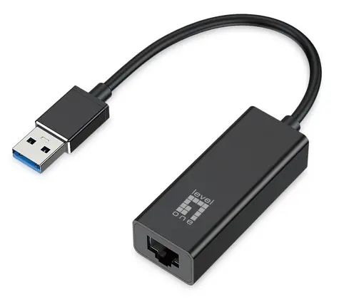LevelOne USB-0401 / Síťový adaptér / USB-A na RJ45 / Gigabit Ethernet / 1000 Mbit/s
