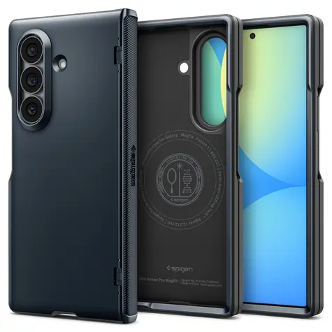Spigen Slim Armor Pro MagSafe metal slate / Ochranný kryt / pro Samsung Galaxy Z Fold8 Ultra / MagFit / Air Cushion