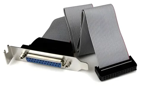 StarTech LP paralelní kabel šedá / Kabel / DB-25 25 pin - IDC 26 pin / 0,4 m