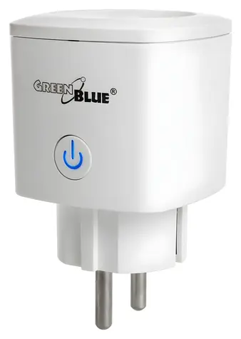 GreenBlue GB720 F bílá / Chytrá zásuvka / WiFi / měření spotřeby / časovač / typ F