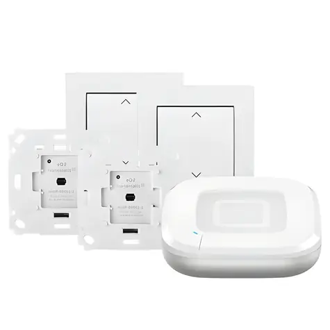 Homematic IP Startovací sada pro ovládání rolet HmIP-SK29 / Startovací sada / Akční člen pro trubkové pohony