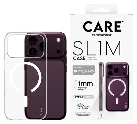PanzerGlass CARE SL1M iPhone 17 Pro transparentní / Kryt / MagSafe