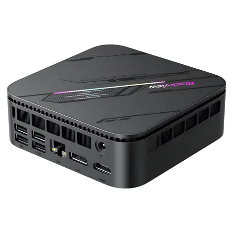 Blackview MP100 Pro šedá / Mini PC / AMD Ryzen 5 7430U / 16GB / 512GB SSD / Radeon Graphics / Wi-Fi 6 / BT 5.2 / W11 Pro