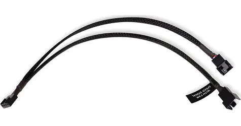 Alphacool Y-Splitter 4-Pin na 2x 4-Pin PWM 30cm černá / Kabel / PWM rozbočovač / 30 cm