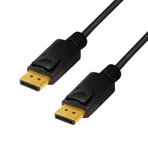 LogiLink DisplayPort 1.4 černá / Kabel DisplayPort / 1 m / 8K/60 Hz
