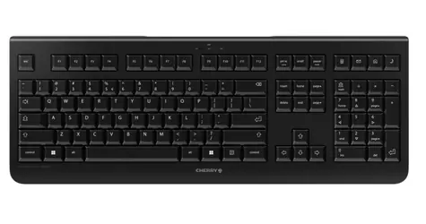 Cherry KW 3000 černá / Bezdrátová klávesnice / US layout / 108 kláves