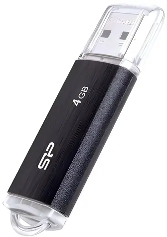 Silicon Power Ultima U02 4GB černá / Flash disk / USB 2.0