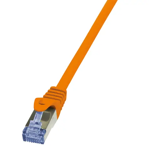 LogiLink CAT6a S/FTP oranžová / Patch kabel / RJ-45 / AWG 26/7 / 2 m