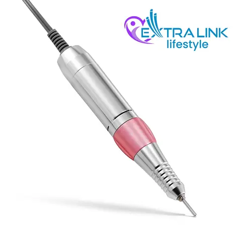 Extralink Nail Drill 202 růžová / Fréza na nehty / 65 W / až 35 000 ot/min