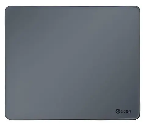 C-TECH MP-01 šedá / Podložka pod myš / 320x270x4mm / obšité okraje