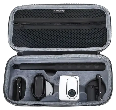 Sunnylife IST-B675 černé / Pouzdro / Insta360 GO 3, GO 3S / tkanina a flanel