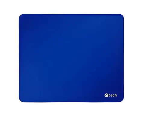 C-TECH MP-01 modrá / Podložka pod myš / 320x270x4mm / obšité okraje