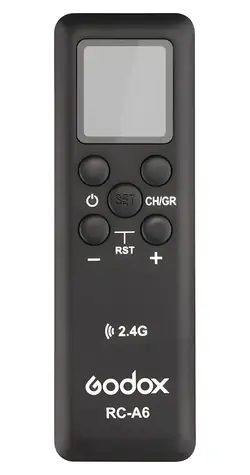 Godox RC-A6 / Dálkové ovládání / 2,4 GHz / 32 kanálů / 16 skupin