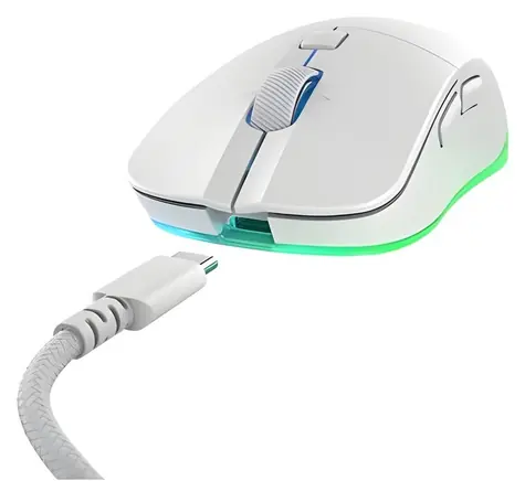 Cherry Xtrfy M50 Wireless bílá / Bezdrátová herní myš / optická / 12000 DPI / 2.4 GHz / 89 g