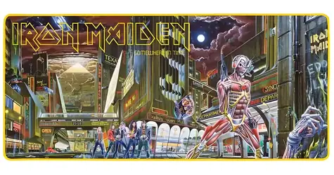 Superdrive Iron Maiden V2 / Herní podložka pod myš / XXL / 90 x 40 cm