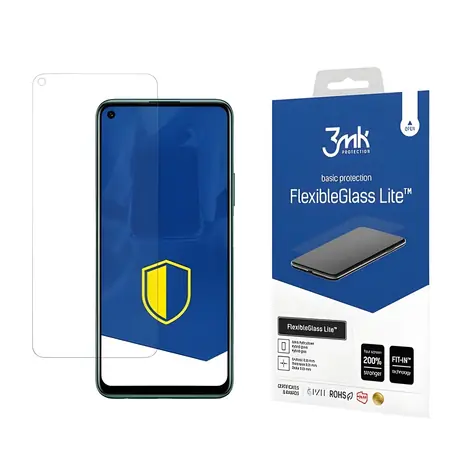 3mk FlexibleGlass Lite Huawei P40 Lite 5G / Hybridní sklo / 0,16 mm / Tvrdost 6H / Nárazuvzdornost +200%