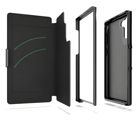 Gear4 D3O Oxford Eco pro Samsung Galaxy Note10 černá / Pouzdro / D3O ochrana / 2 sloty na karty