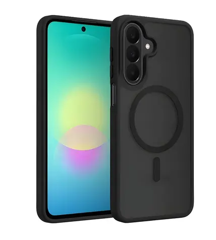 Crong Hybrid Matte Magnetic černá / Ochranný kryt / Samsung Galaxy A27 5G / MagSafe