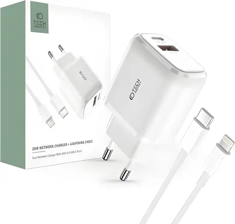 Tech-Protect THP1535 / Nabíječka / USB-A / USB-C / 3A