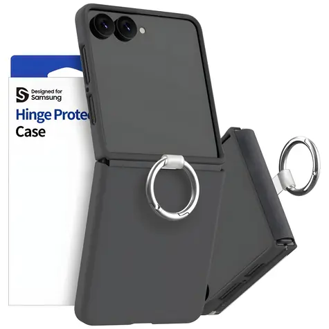 Araree Aero Flex R černá / Pouzdro pro Galaxy Z Flip8 / TPU/PC / ochrana závěsu / poutko na řemínek