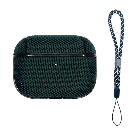 Beline AirPods Shell Cover zelená / Pouzdro pro sluchátka / AirPods Pro / TPU / s karabinou