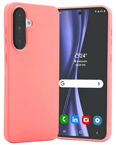 Mercury Soft pouzdro pro Samsung Galaxy A36 růžová / Pouzdro / TPU / Matný povrch