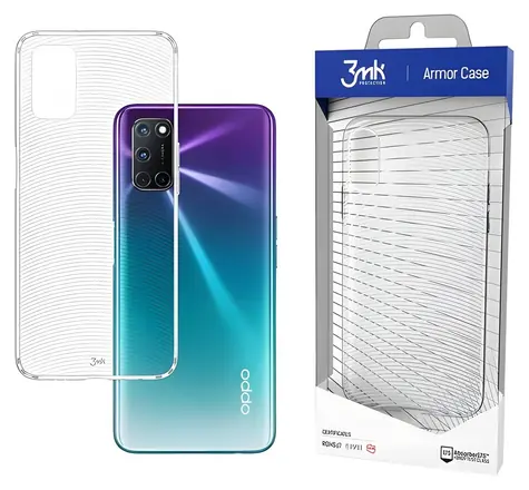 3mk Armor Case Oppo A72 čirá / Ochranný kryt / Zesílené rohy