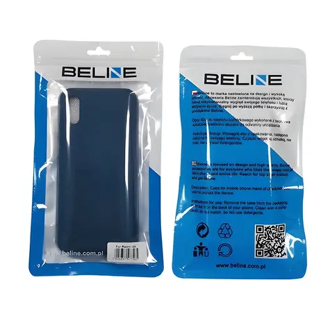 Beline Silicone pro Xiaomi Redmi 9A modrá / Pouzdro / Silikonové / Bezdrátové nabíjení