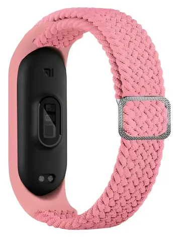 Beline Textile růžová / Pásek pro Xiaomi Mi Band 3/4 / textilní