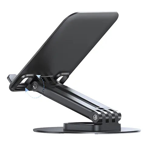 USAMS ZJ080 černá / Stolní držák / telefon a tablet / 4,7-12