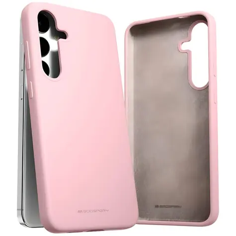 Mercury Silicone pouzdro pro Samsung Galaxy S24+ (S926) Pink Sand / Pouzdro na mobil / Silikonové
