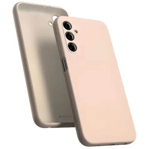 Mercury Silicone pískově růžová / Pouzdro / Samsung Galaxy A25 5G (A256) / silikon / bezdrátové nabíjení