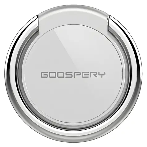Mercury Ring stříbrná / Držák / Prstenový úchyt na prst / 360° otočný / univerzální