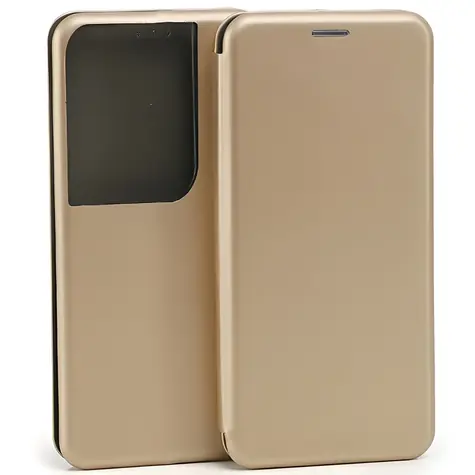 Beline Magnetic Book Case zlatá / Pouzdro typu kniha / Oppo Reno 8 Pro / Magnetické zavírání
