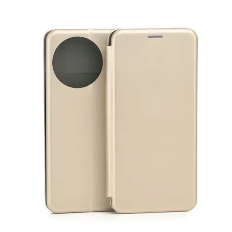 Beline Magnetic Book pouzdro pro Realme 11 zlatá / Pouzdro typu kniha / Magnetické zapínání / Umělá kůže
