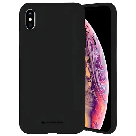 Mercury Silicone Case černá / Kryt / Apple iPhone 15 Plus, iPhone 14 Plus 6,7