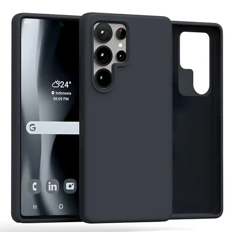 Mercury Silicone Case Galaxy S25 Ultra tmavě modrá / Kryt / Silikonový