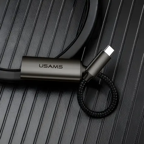 USAMS U22 SJ282 černá / Adaptér / USB-C - HDMI / 4K / 0,15 m